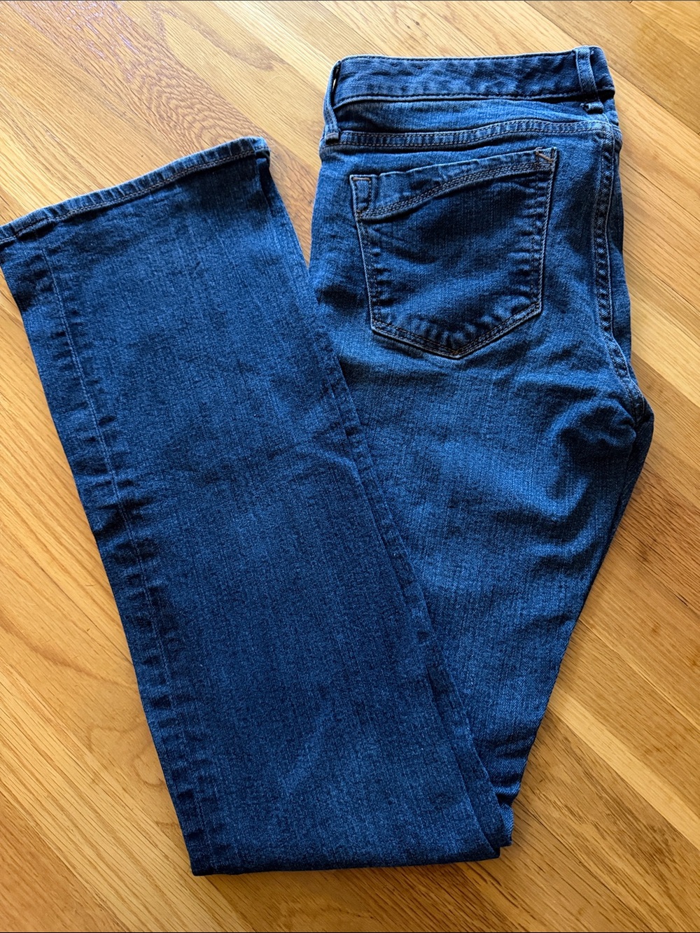 Express Stella Barely Boot Low Rise Jeans